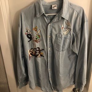 Vintage Looney Tunes button down